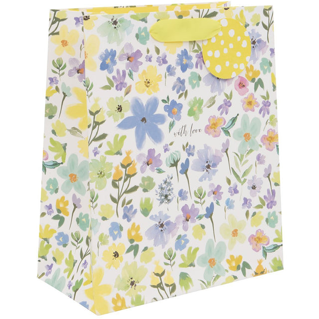Large Pastel Floral Gift Bag