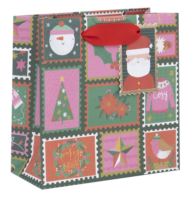 Small North Pole Stamps Gift Bag
