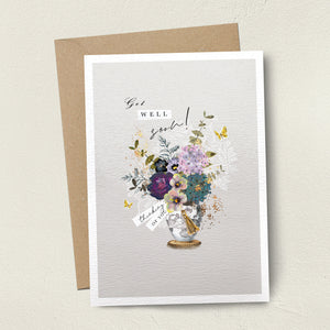 Get Well Soon Hydrangeas Card