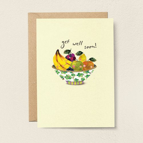 Get Well Fruit Bowl Card