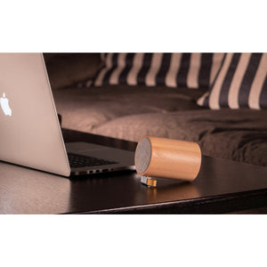 Drum Light Bluetooth Speaker Beech Wood