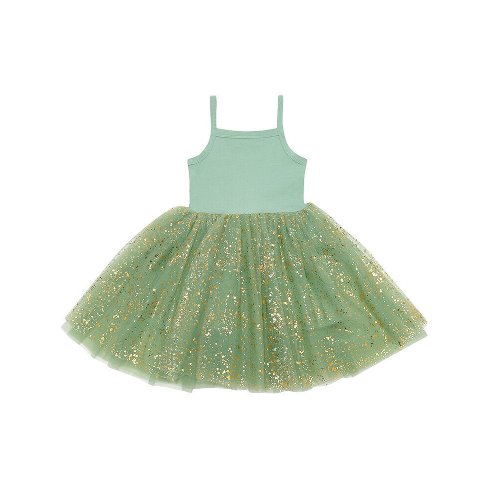 Green Sparkle Ballet Dress