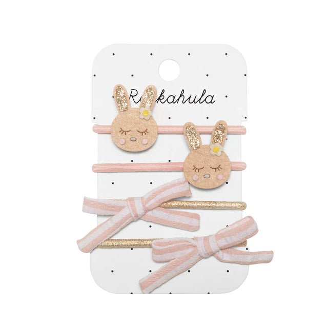 Stripy Bow & Bunny Ponies