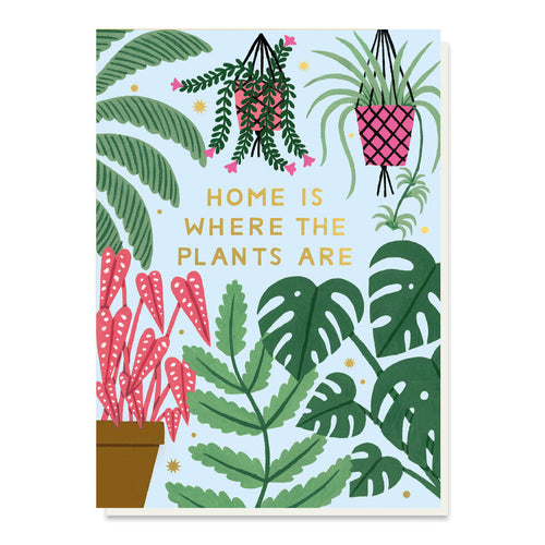 Home & Plants Card