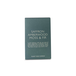 Saffron Amber Moss & Fir Ceramic Candle