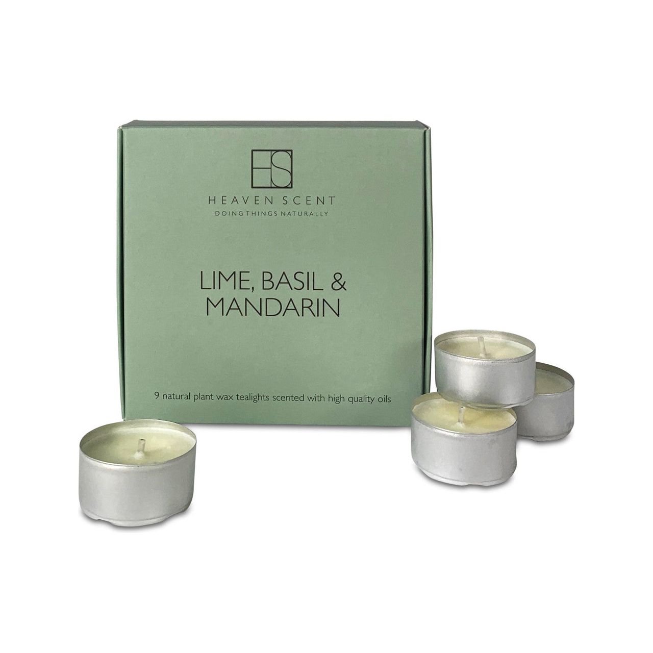 Lime, Basil & Mandarin Tealights