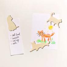 Load image into Gallery viewer, Wooden Cat Magnets
