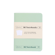 Load image into Gallery viewer, A6 Green &amp; Aqua Notebooks