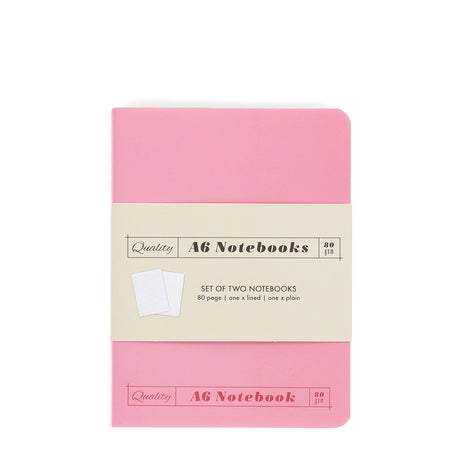 A6 Pink Notebooks