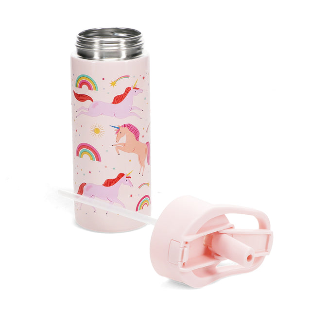 Unicorn Stainless Steel Push Button Bottle