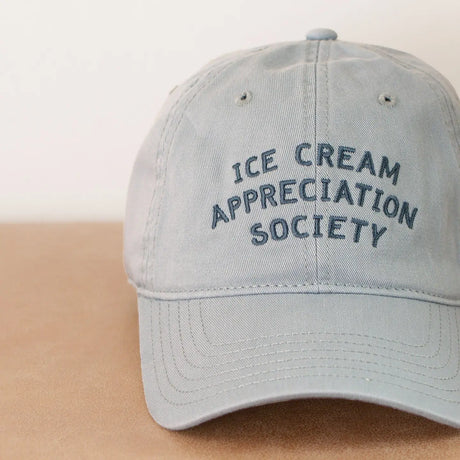 Vintage Blue Ice Cream Baseball Cap