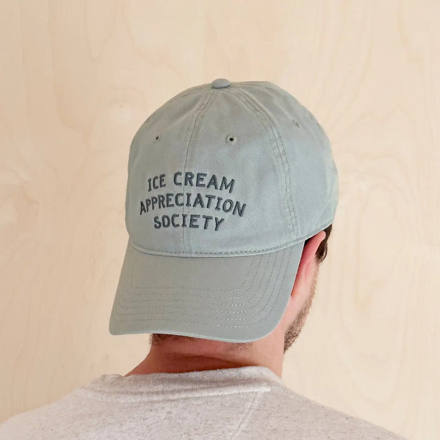 Vintage Blue Ice Cream Baseball Cap