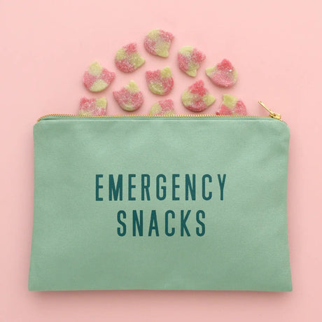 Emergency Snacks Sea Glass Pouch
