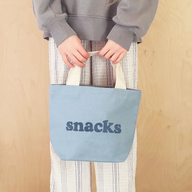 Little Light Blue Snacks Bag