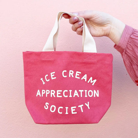 Little Bright Pink Ice Cream Appreciation Bag