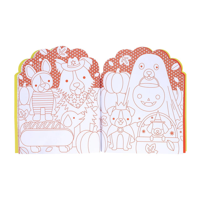 Dogs Colouring Book + Stickers