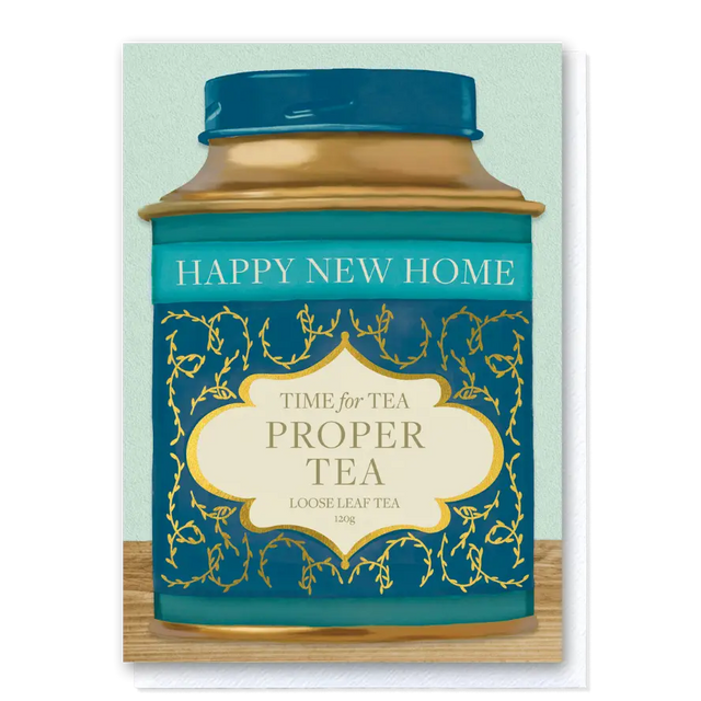 Time For Tea New Home Card