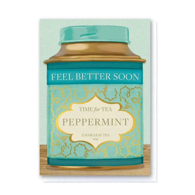 Time For Tea Feel Better Soon Card