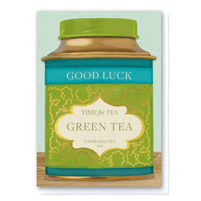 Time For Tea Good Luck Card