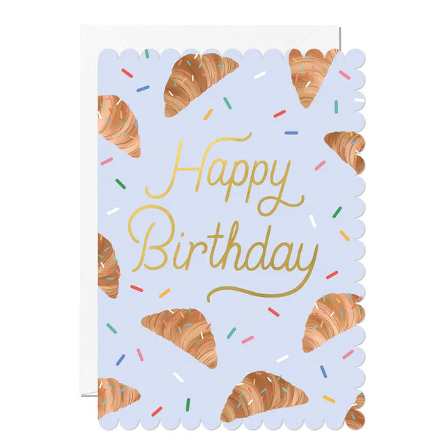 Birthday Croissant Card