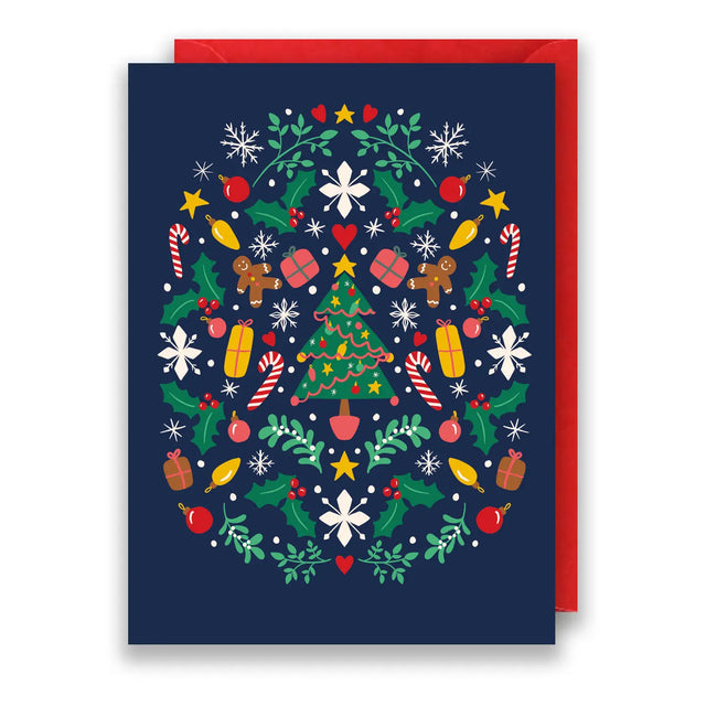 Christmas Mandala Card