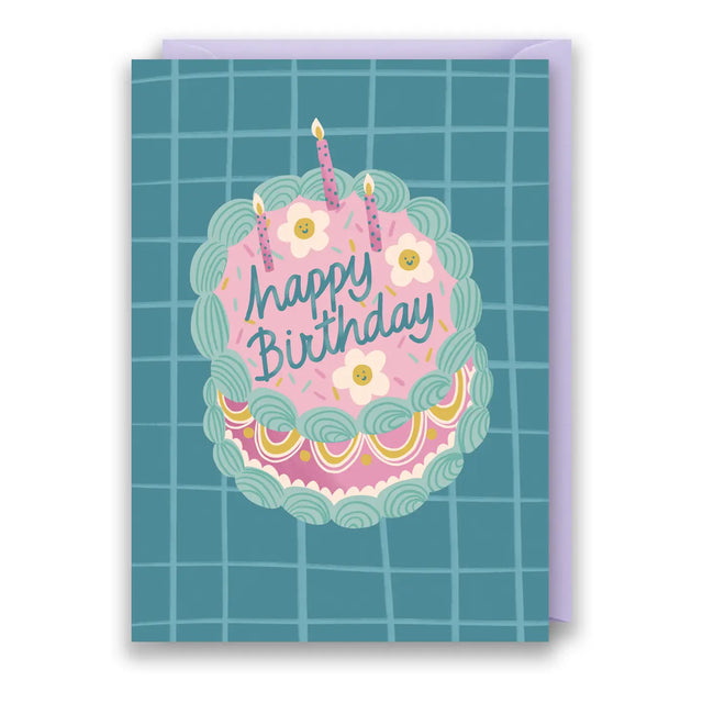 Daisy Birthday Cake Card