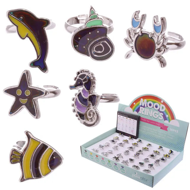 Sea Life Mood Ring