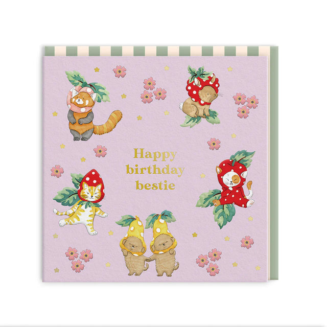 Mini Square Bestie Card
