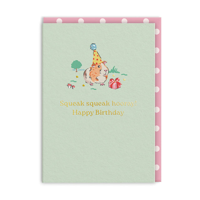 Squeak Hooray Birthday Card