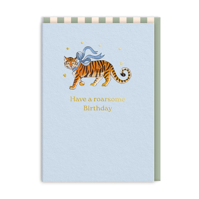 Roarsome Tiger Birthday Card