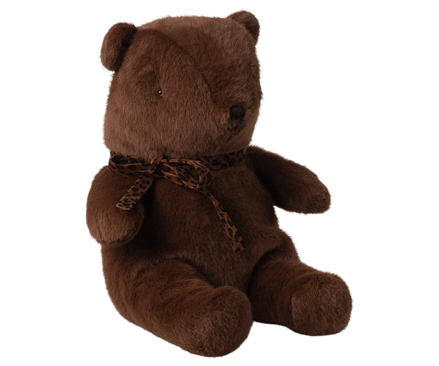 Medium Plush Teddy: Dark Chocolate