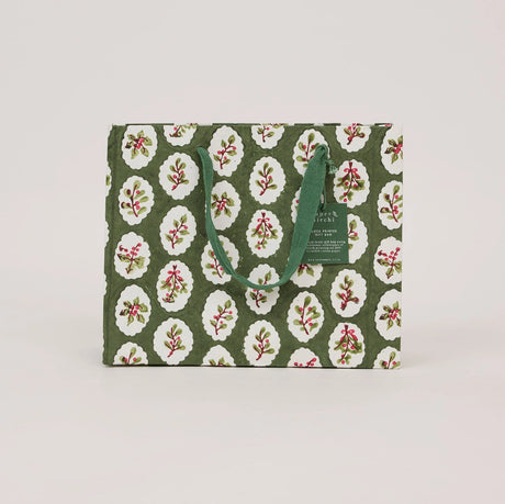 Medium Holly Green Gift Bags