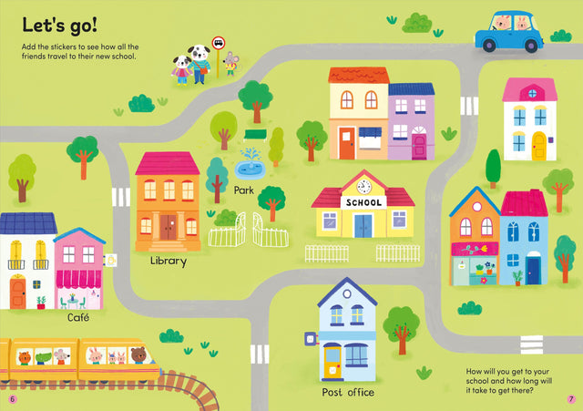 First Day At School Sticker Book