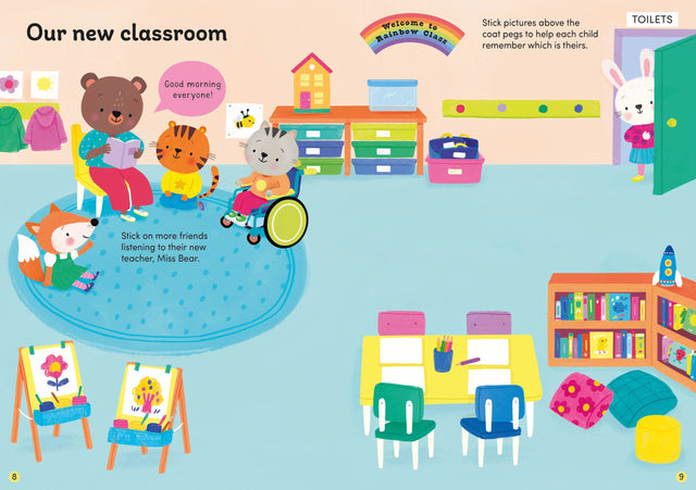First Day At School Sticker Book