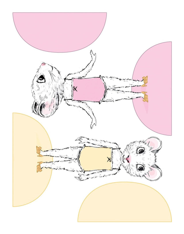 Dress Up Claris Paper Doll Set