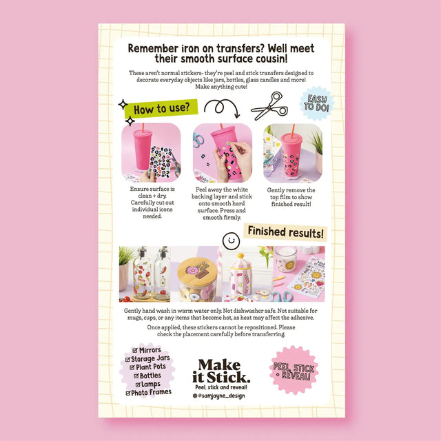 Transfer Decals: Sun & Moon