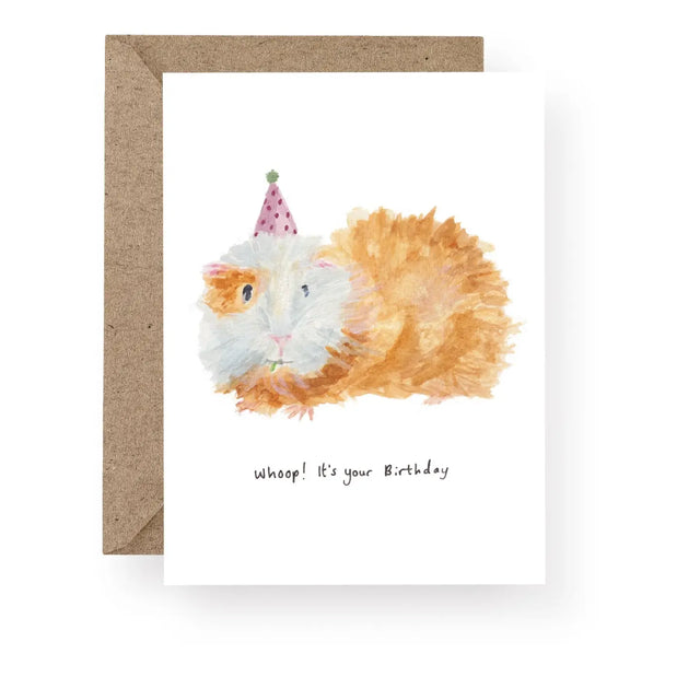 Birthday Guinea Pig Card