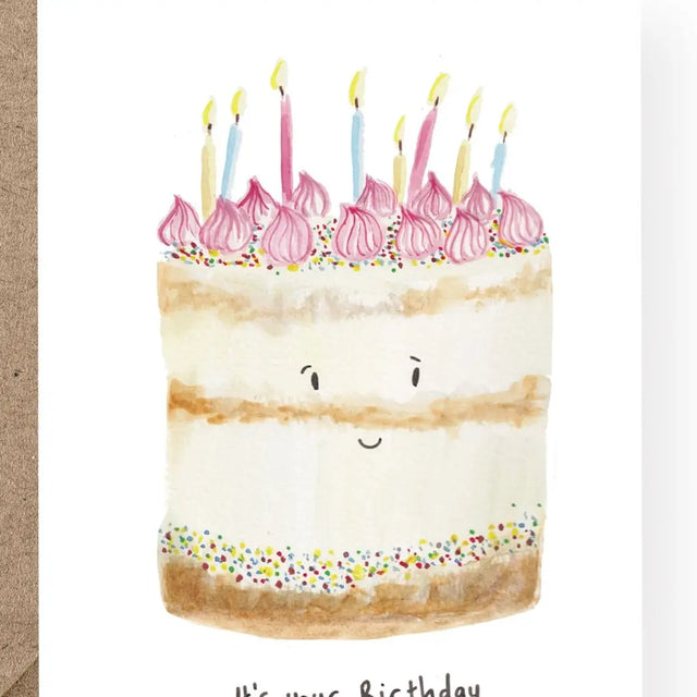 Birthday Wish Cake Card