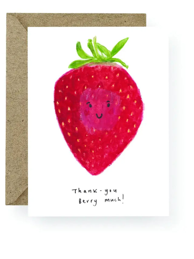 Thank You Berry Much Card
