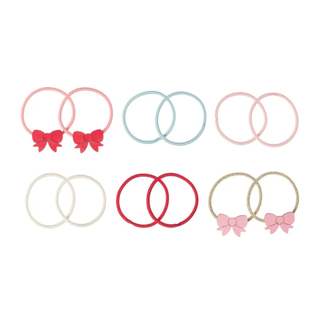 Cutesy Bow Mini Elastic Pony Pack