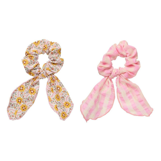Cottage Floral 2 Pack Scrunchies