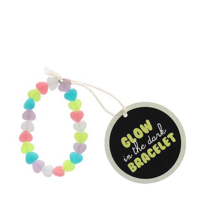 Glow In The Dark Heart Bracelet