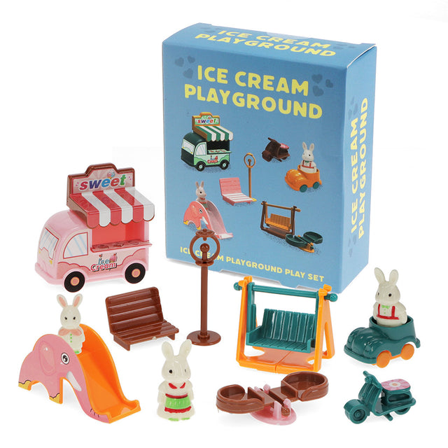 Little World Playset: Ice Cream Playground