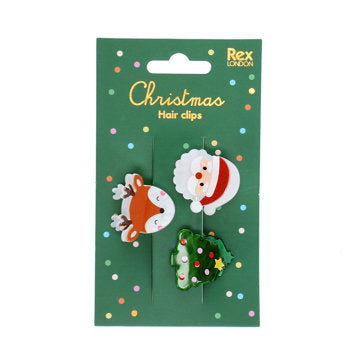 Mini Christmas Hair Clips