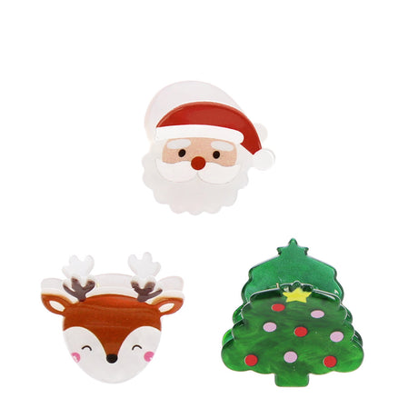 Mini Christmas Hair Clips