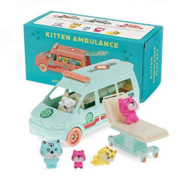 Little World Playset: Kitten Ambulance
