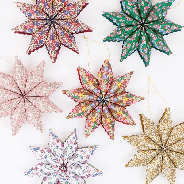 Meri Meri x Liberty Star Decorations