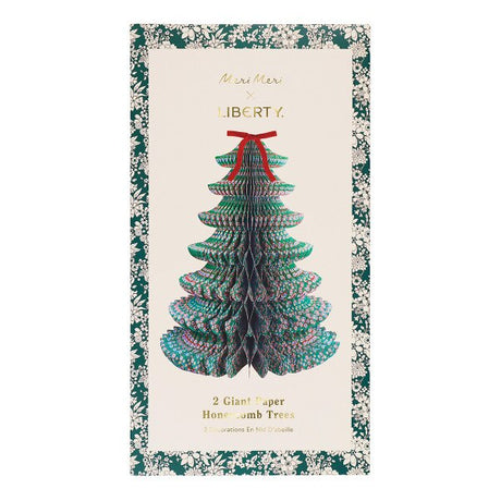 Meri Meri x Liberty Giant Paper Honeycomb Trees