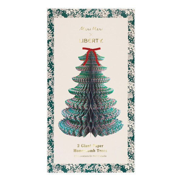 Meri Meri x Liberty Giant Paper Honeycomb Trees