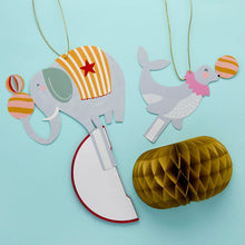 Load image into Gallery viewer, Circus Honeycomb Decorations